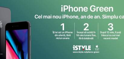 (P) iSTYLE lanseaza iPhone Green. Acum este mai simplu sa ai mereu cel mai...