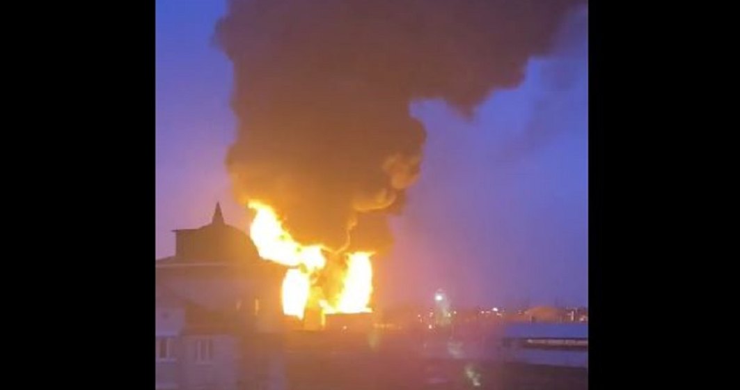Incendiu la un depozit de carburanţi din Belgorod, Rusia. Guvernatorul regional dă vina pe Ucraina