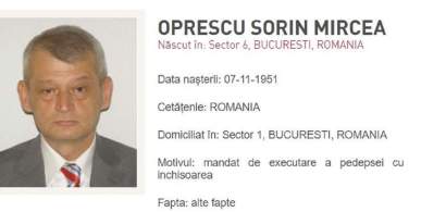 Sorin Oprescu a fost reținut în Atena, la patru zile după ce a fost condamnat...