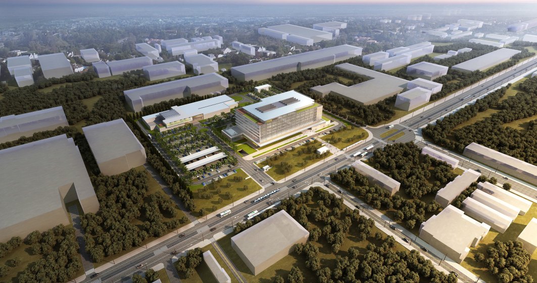 Globalworth a demarat lucrarile viitorului complex de birouri al Renault din Vestul Capitalei: cum va arata Renault Bucharest Connected, proiect estimat la 50 mil. euro