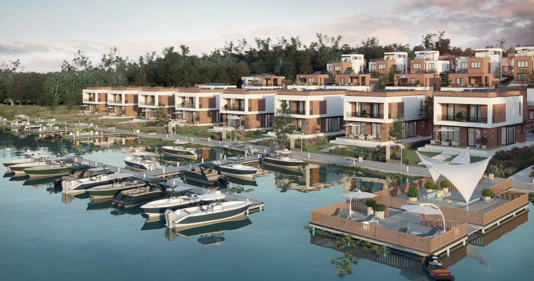 Un complex de 33 de vile de lux cu pontoane private va fi construit lângă lacul Snagov