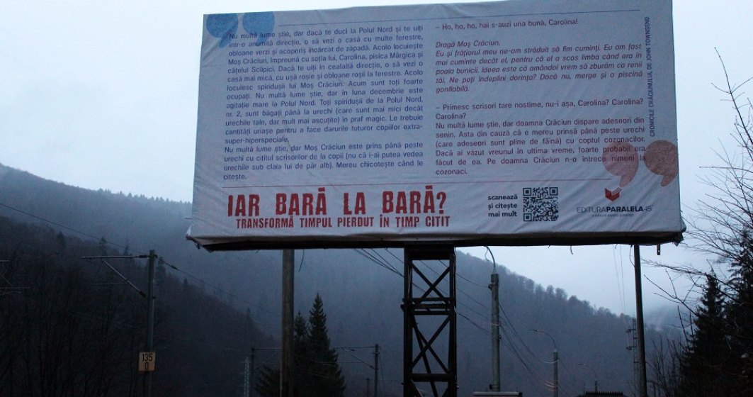 Iar bară la bară pe Valea Prahovei? Cum arată o campanie care îi motivează pe români să citească, în cele mai aglomerate locuri de pe Valea Prahovei