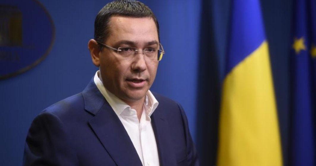 Victor Ponta: Ii recomand Gabrielei Firea sa ia o pauza din propaganda politica si sa-si faca datoria conform fisei postului