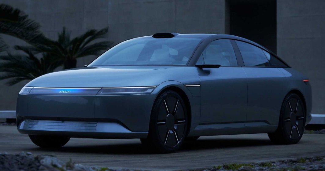 Mașina electrică dezvoltată de Sony și Honda se va numi Afeela și va fi disponibilă din 2026