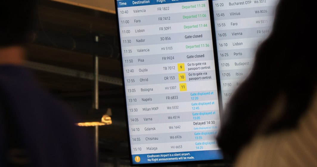 Zeci de zboruri anulate pe aeroportul Schiphol, din cauza ninsorilor. Aeroportul din Munchen a fost redeschis