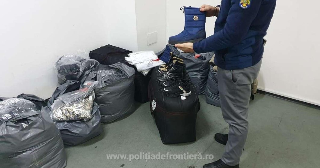 Peste 5.000 de bunuri contrafăcute au fost confiscate la P.T.F. Giurgiu, în ultimele 48 de ore