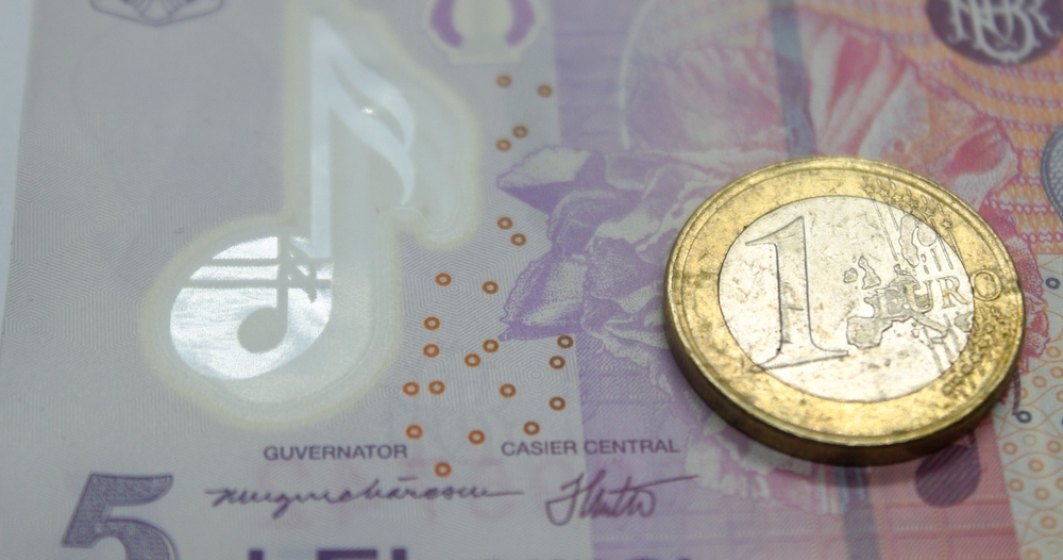 Nou record negativ al monedei naționale. Ne apropiem de 5 lei/euro? Explicațiile BNR