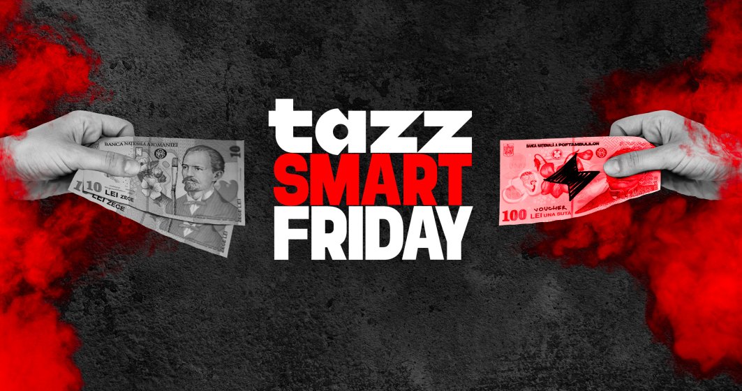 Tazz by eMAG lansează Smart Friday: vouchere de 100 de lei cu prețuri reduse cu până la 80%