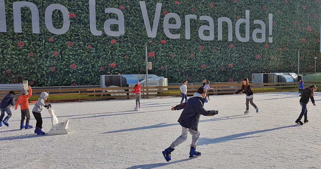 Veranda Mall deschide primul patinoar in aer liber din cartierul Obor