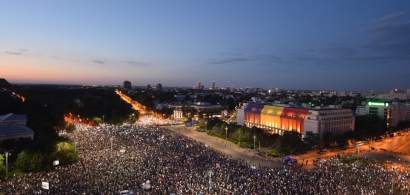 Protest Piata Victoriei: a doua zi de proteste anti - PSD s-a desfasurat fara...