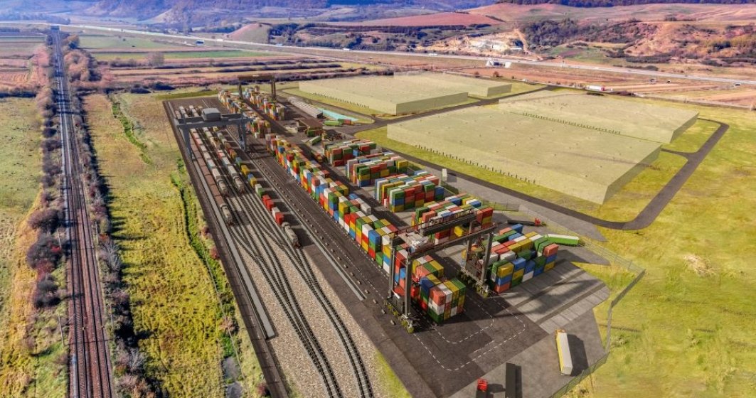 O soluție de neegalat pentru exportatorii români, Terminalul Intermodal DP World din Aiud este dezvoltat în proporție de 53%