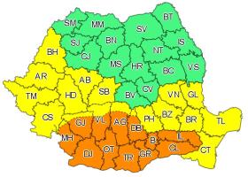 Cod portocaliu de caniculă în sudul României, inclusiv în București. Va fi...