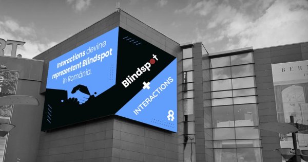 Parteneriatul Blindspot și Interactions aduce vești și povești pe panourile...