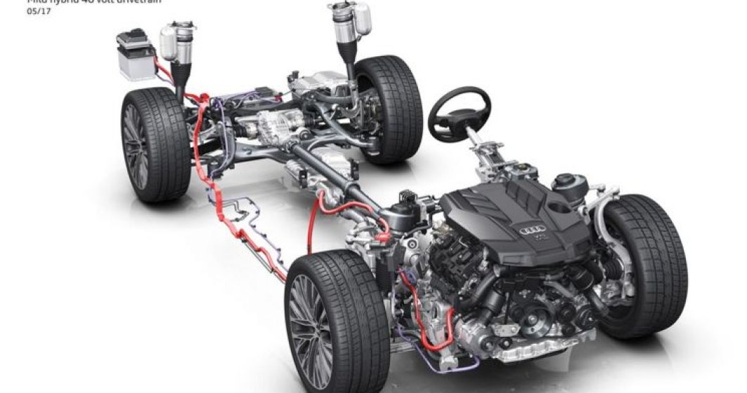 Noul Audi A8 va fi echipat cu un sistem micro-hibrid, motorul va fi oprit complet la viteza de croaziera