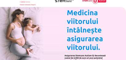 StemCare Autism -  prima asigurare din România care acoperă integral...