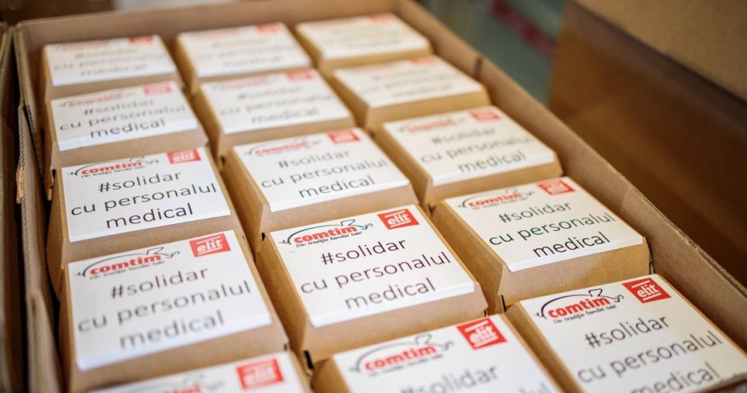 Comtim și Elit donează 400 de porții de „urban food” personalului medical de la Spitalul Victor Babeș din Timișoara