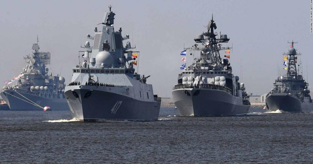 Rușii efectuează noi exerciții militare în Marea Neagră, cu avioane și nave de luptă
