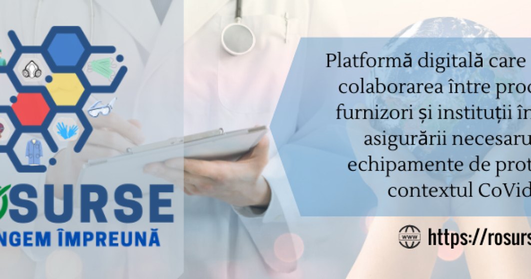 ROSurse.ro: Platforma digitală creată de voluntari, care reunește spitalele și producătorii de echipamente medicale din România