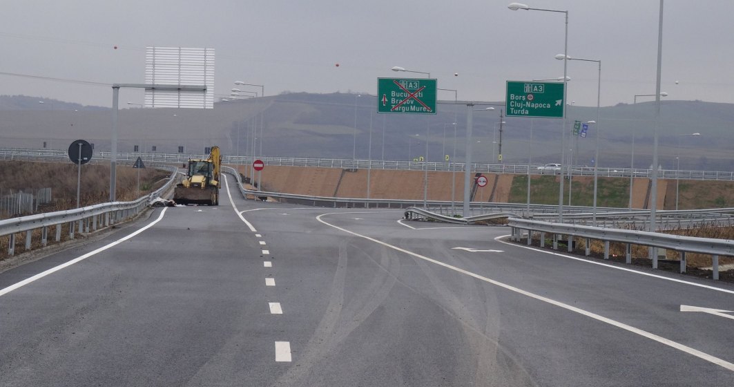 CNAIR ar putea deschide astazi circulatia pe inca 14 kilometri din autostrada A3, pe loturile Ogra-Iernut si Ungheni-Iernut