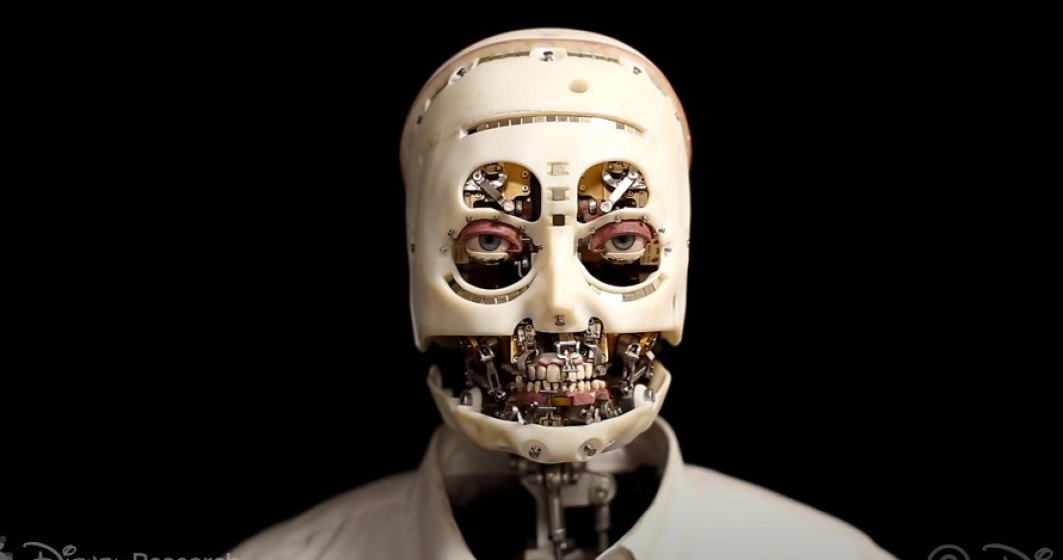 VIDEO  Robotul Disney care clipește fix ca tine și îți poate imita expresiile faciale