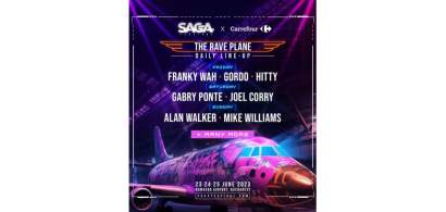 SAGA Festival lansează SAGA Rave Plane, o scenă în avion cu petreceri...