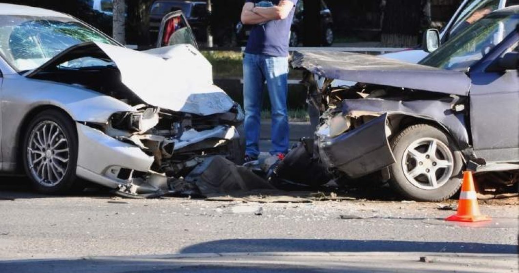Accident auto produs pe DN 1, in judetul Bihor: trei raniti si trei autoturisme implicate