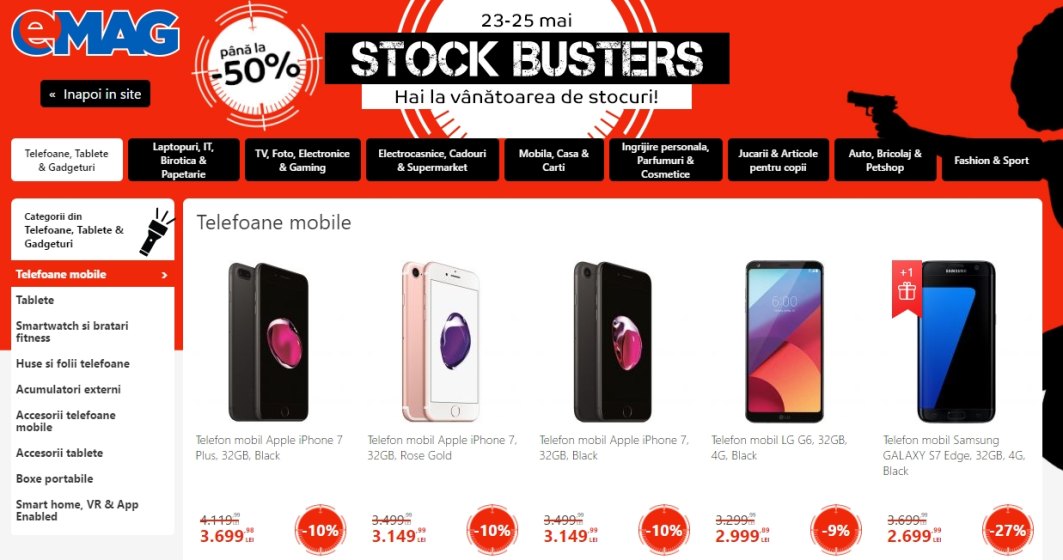 Medal In reality Pointer Oferte eMAG: reduceri de Stock Busters