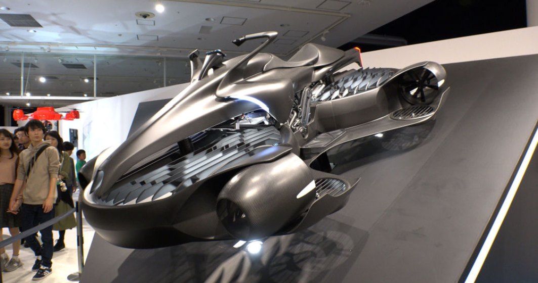 "Motocicleta" zburătoare inspirată de Darth Vader a debutat la Salonul Auto din Detroit