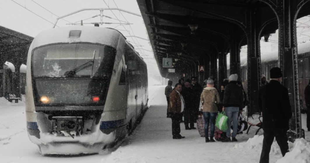 CFR Calatori: 40 de trenuri sunt anulate luni, majoritatea fiind legaturi intre Capitala si estul tarii