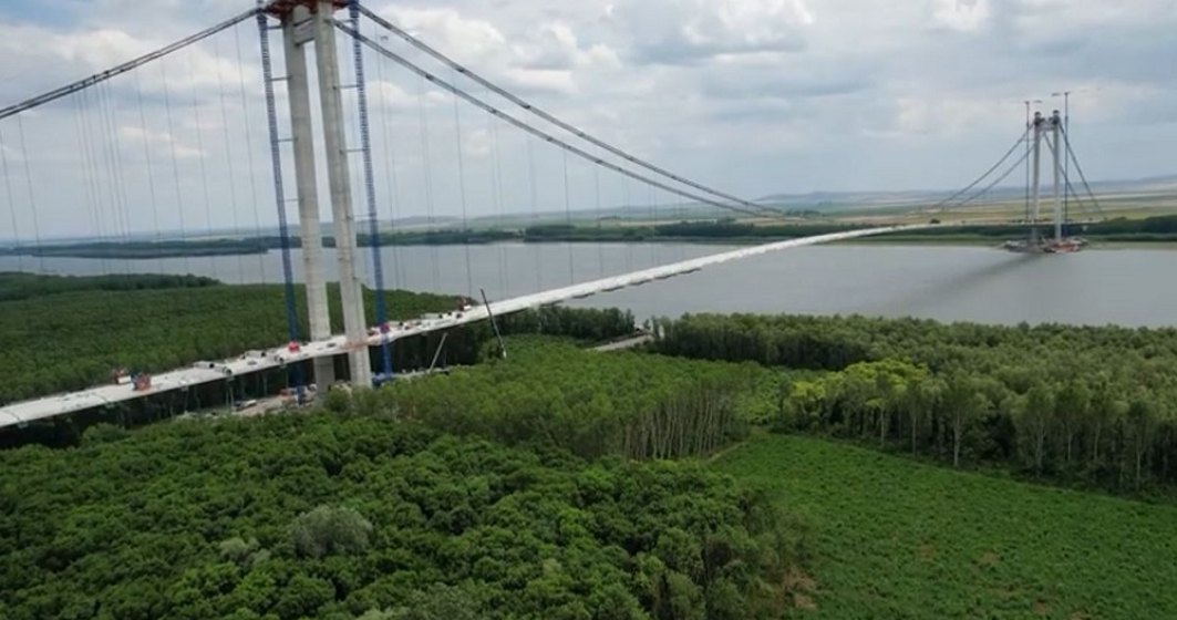 Ministrul Transporturilor promite că podul de la Brăila va fi gata pe 27 iunie