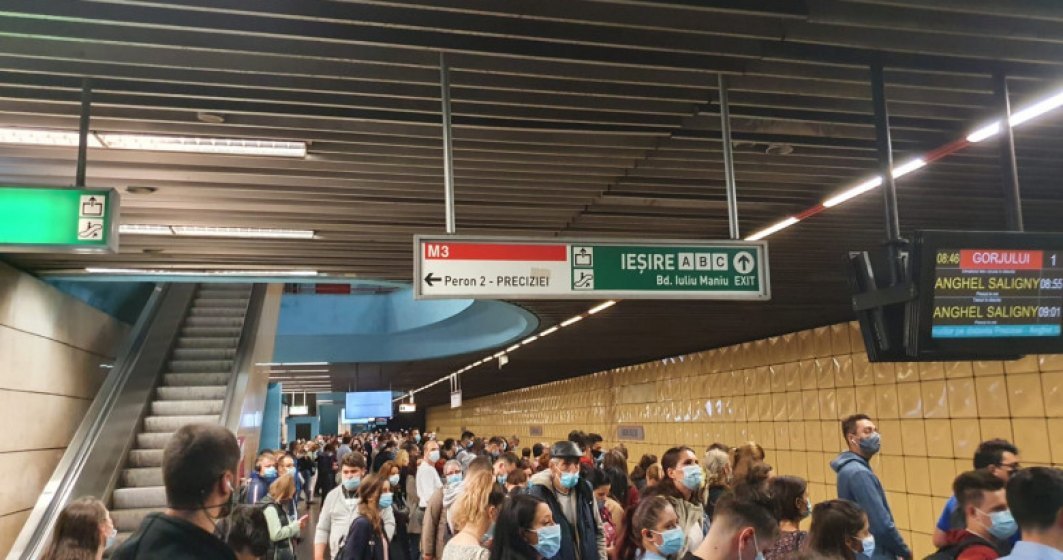 Metrorex: Accesul călătoriilor în stațiile de metrou ar putea fi restricționat pentru evitarea supraaglomerării