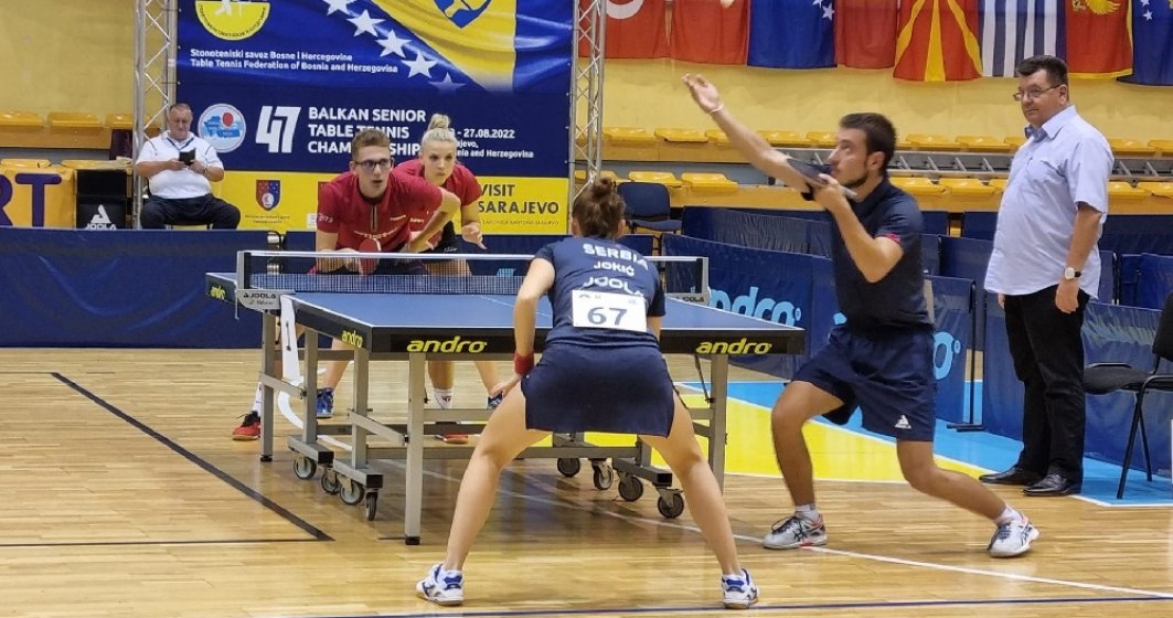 Tenis de masă: Aur și bronz pentru România la Campionatele Balcanice