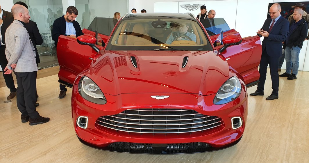 Aston Martin DBX, primul SUV din istoria brandului, a fost prezentat la Bucuresti