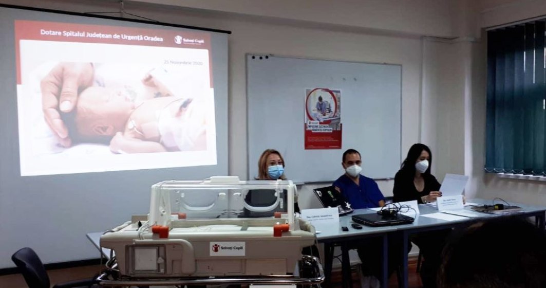 Spitalul Județean de Urgență Oradea primește aparatură medicală pentru secția de neonatologie