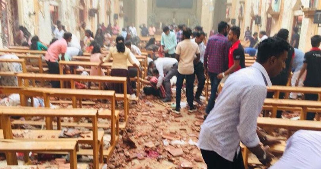 Explozii in hoteluri si biserici din Sri Lanka: bilantul arata 158 de morti si alte cateva sute de oameni au fost raniti