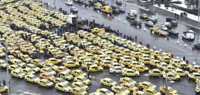 UPDATE Peste 1.600 de taximetristi protesteaza fata de "ilegalitatile"...