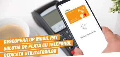 Up România lansează propria soluție de plată contactless cu telefonul, pe...