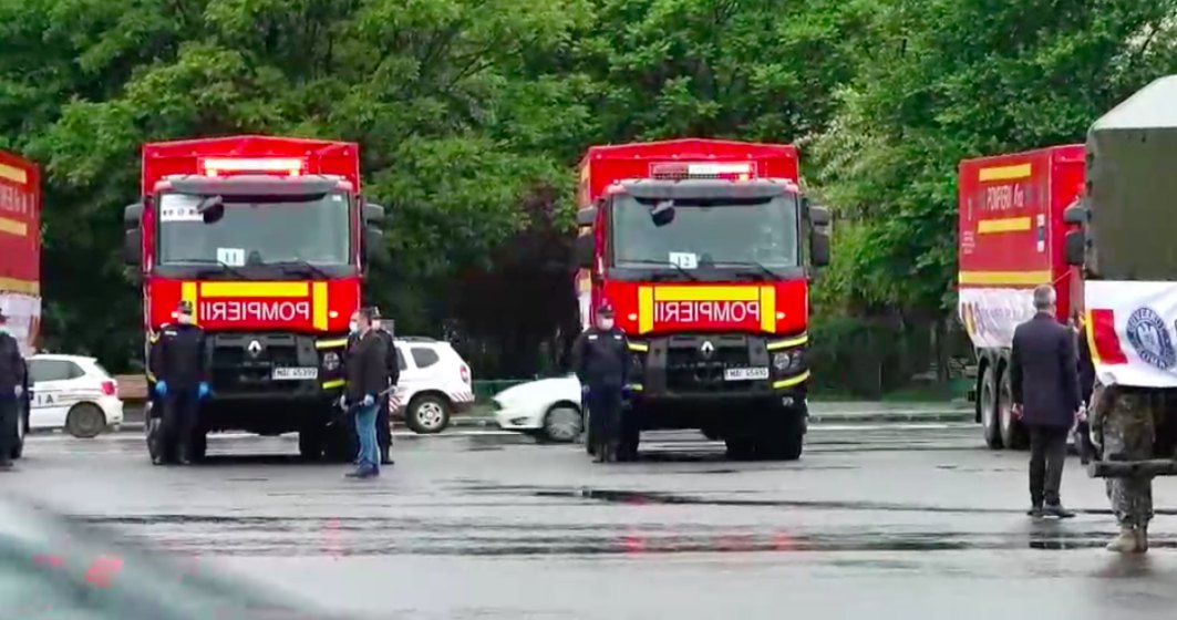 Un convoi de 20 de camioane cu echipamente oferite Republicii Moldova va pleca spre Chişinău
