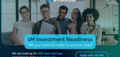 Techcelerator lansează "1M Investment Readiness Program", un program dedicat...