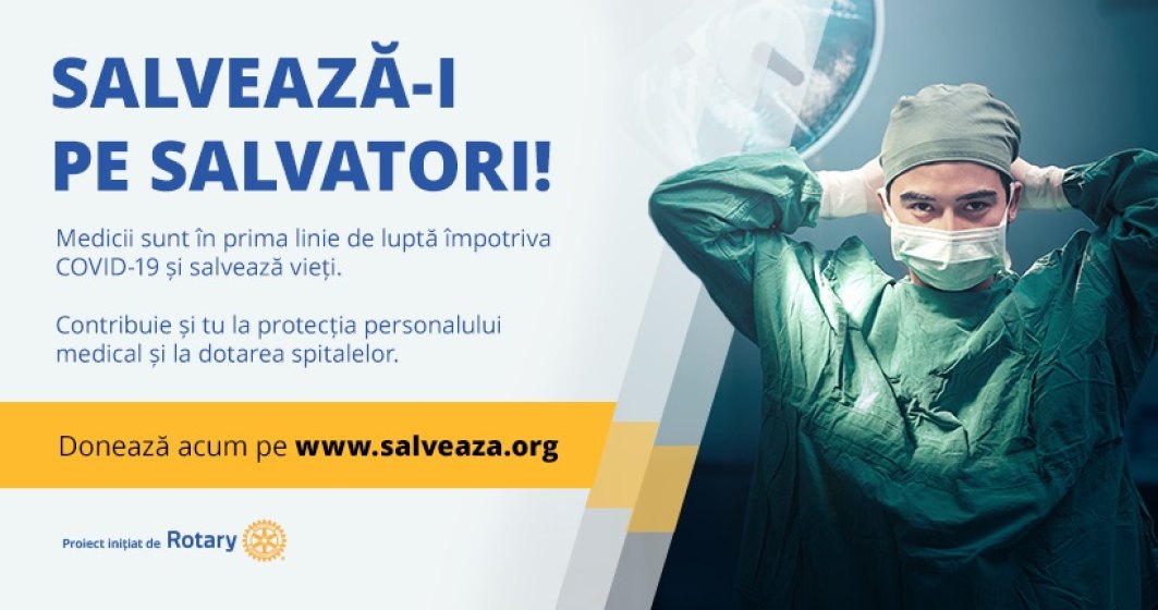 SALVEAZĂ-I PE SALVATORI, campanie pentru personalul medical