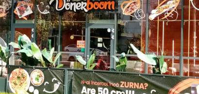 Donerboom, un fast-food deschis recent în București, este primul care oferă o...