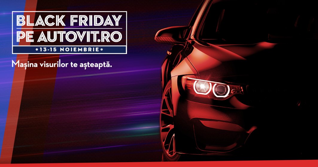 Black Friday pe Autovit.ro: Peste 100 de autoturisme au discount-uri de pana la 40%
