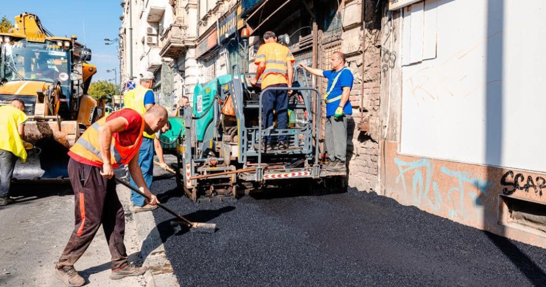 PMB dă un miliard de lei pentru repararea străzilor și trotuarelor din Capitală