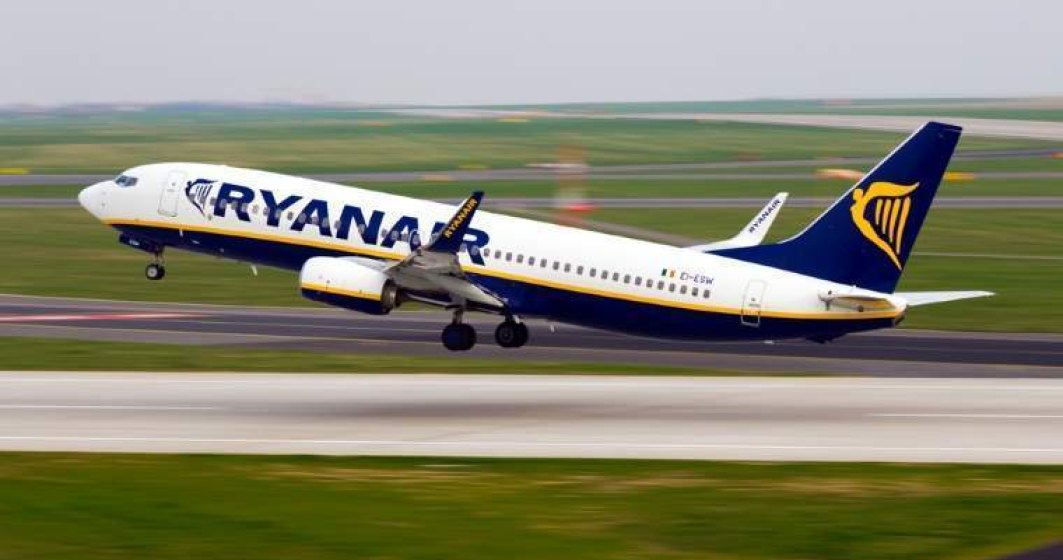 Ryanair a transportat in prima jumatate a anului de peste doua ori mai multi pasageri decat in primul semestru din 2015