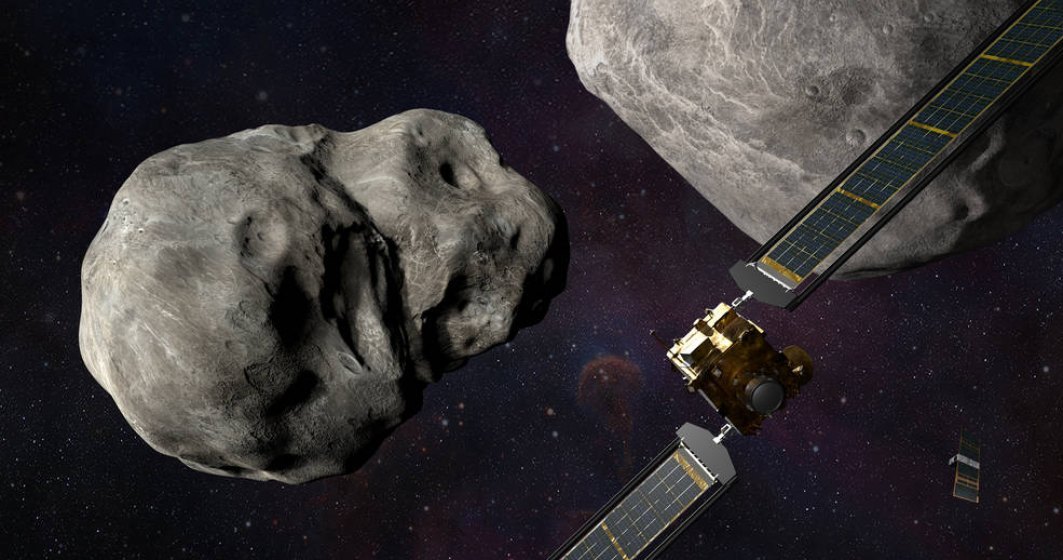 Reușită fără precedent: O navă NASA a deviat un asteroid după traiectoria sa