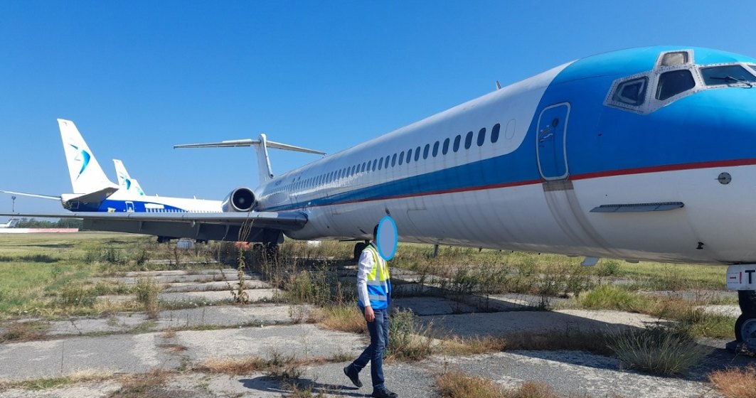 FOTO: ANAF vinde un avion deținut de unul dintre cei mai bogați români