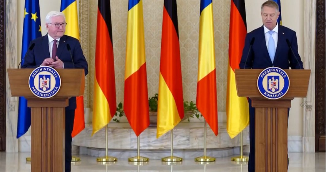 Iohanis l-a primit la Cotroceni pe președintele Germaniei: Trebuie să mărim presiunile asupra Rusiei