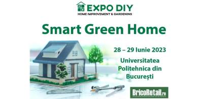 EXPO DIY 2023 – Smart Green Home (28 – 29 iunie) anunță oferta expozițională,...