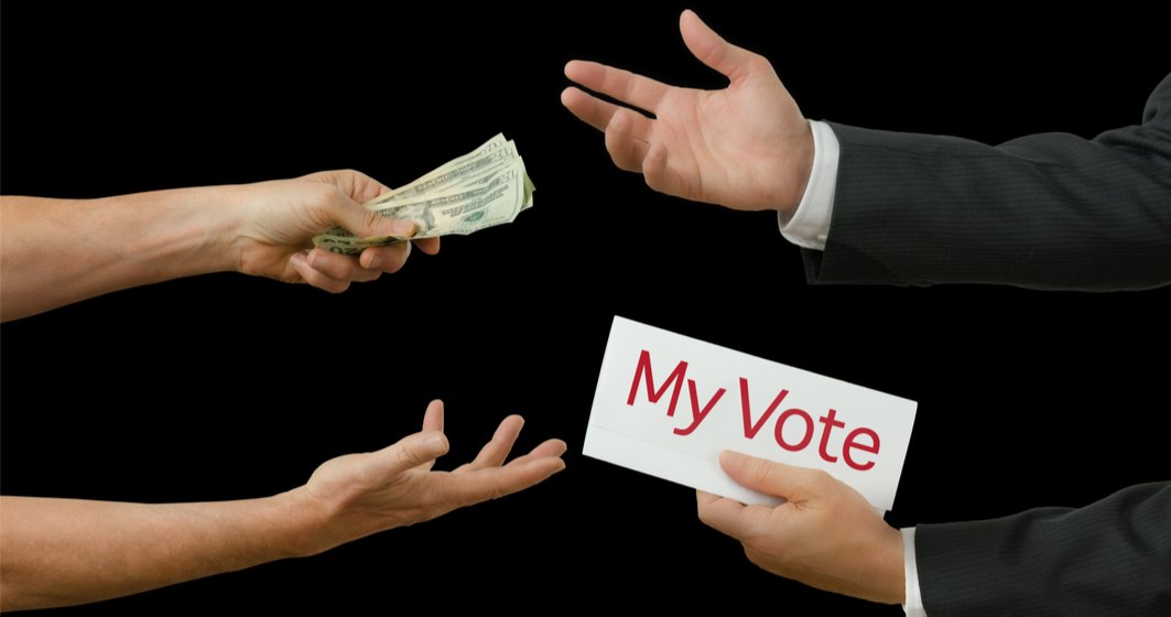 Prima reținere în ziua alegerilor locale: un bărbat a oferit bani pentru voturi