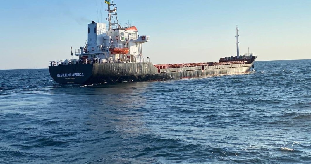 Prima navă cu cereale ucrainene care încearcă să spargă blocada rusească a plecat din Odesa